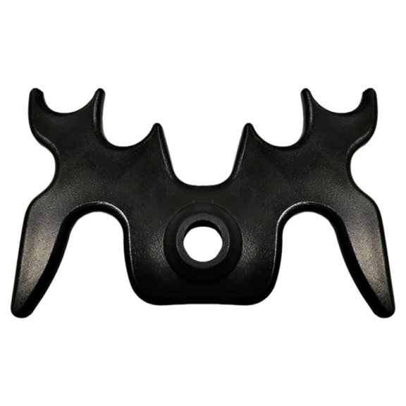 Billiard Cue Rest Bridge Black Snookers Billiards Cue Rack Slip-On Moosehead Bridge Head for Billiard Pool Cue