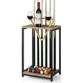 thumbnail image 1 of Billiard Cue Stand Wooden Billiard Table For Billiard Room Or Club 6 Holes, Floor Stand Light Brown, 1 of 3