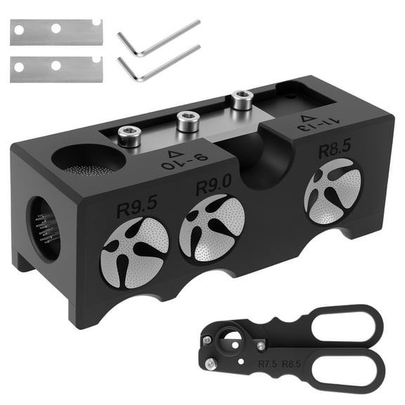 Billiard Cue Tip Shaper 11 in 1 Pool Cue Tip Repair Tool Easy to Replace Billiard Cue Tip Repair Tool Easy to Use Pool Stick Tip Shaper Portable for Billiard Players