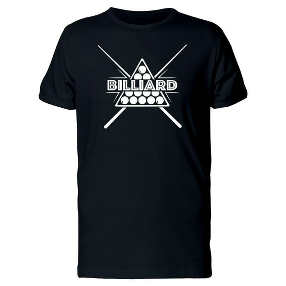 Billiard Equipment Logo T-Shirt Men -Image by Shutterstock, Male Large