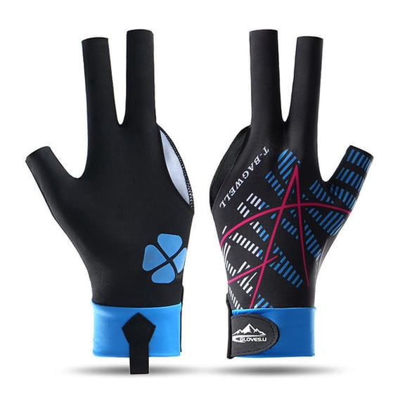 Billiard Glove 3 Left Three Finger Hand Open Pool Cue Glove Sport NEW HOT
