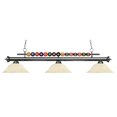 thumbnail image 1 of 170GM-GM16-Z-Lite-Shark - 3 Light Island/Billiard in Billiard Style - 16 Inches Wide by 15 Inches High No Shade Included Golden Mottle Gun Metal, 1 of 2