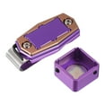 thumbnail image 1 of Billiard Magnetic Chalk Holder Pool Snooker Cue Chalk Tip Case with Belt Clip, Purple, 1 of 5