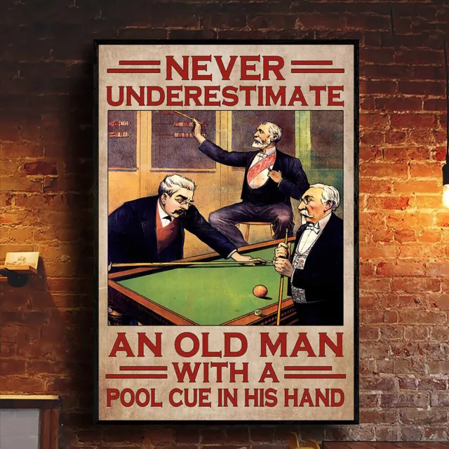 Never Underestimate An Old Man With An Excavator Tin Sign – 8x12 Inch Vintage Metal Wall Decor For Man Cave, Garage - View #6