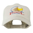 thumbnail image 1 of Billiard Pool Logo Embroidered Cap - Stone OSFM, 1 of 5