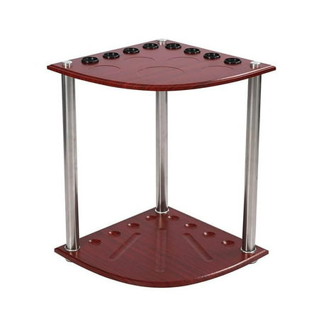 Billiard Pool Rack Corner Holder Floor Stand Rod Organizer Freestanding Storage