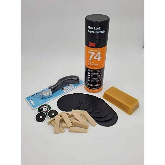 Billiard Pool Table Cloth Installation Kit Shim and Beeswax Kit for Leveling Install Or Recovery and Refelting