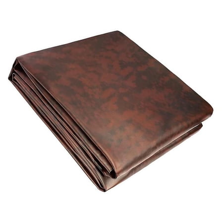 Billiard Pool Table Cover Dustproof Pong Table Cover for Indoor Outdoor Brown 9ft