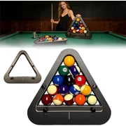 Billiard Rack System, Professional Pool Ball Rack with Gap-Free Precision for 8-Ball & 9-Ball, Adjustable Triangle & Heavy Duty Diamond Rack for Perfect Breaks, Billiards AccessoriesAQ