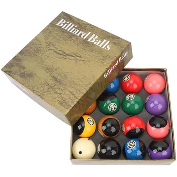 Billiard  Set, Resin High Friction Professional TV Pool  Set for Tournament Practice 2.25in$$Sport & Recreation Other