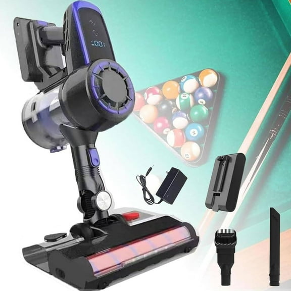 Billiard Table Cloth Cleaner, 22kpa Pool Table Cloth Vacuum Cleaner, Cordless Billiard Cloth Cleaning Machine 240w, LED Intelligent Display, Adjustable 2 Speeds, For Billiard Halls
