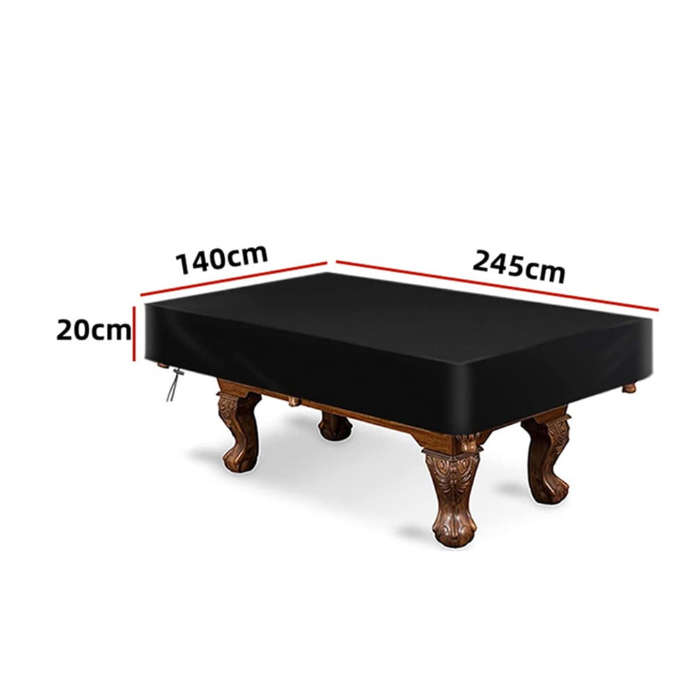 Water-repellent Billiard Table Cover - 260x135x82cm - Silver