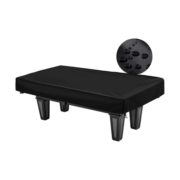 Billiard Table Cover with Drawstrings Oxfords Cloth Pool Table Cover Sun Rain Table Protections Cover for Outdoor Indoor