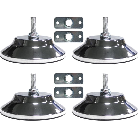 Billiard Table Leg Levelers, 4 PCS Pool Table Leg Levelers with Adjustable Height, Heavy Duty Table Leveling Feet Metal Table Leveling Risers for Billiard Tables, Soccer Tables