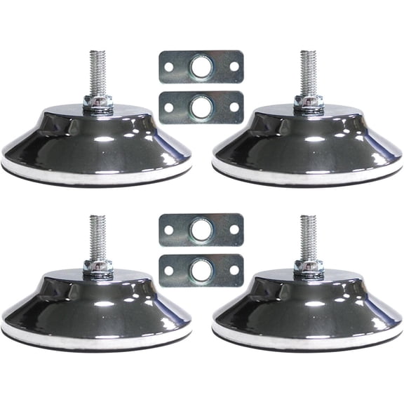 Billiard Table Levelers, 4 count Pool Table Levelers with Adjustable Height, Heavy Duty Table Leveling Metal Table Leveling Risers for Billiard Tables, Soccer Tables