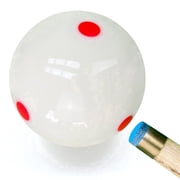 Billiard Training Cue Ball, 2.25" Standard Size Pool Practice Cue Ball, Wear-Resistant Training Ball for Home Game Rooms