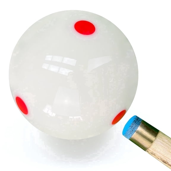 Billiard Training Cue Ball, 2.25" Standard Size Pool Practice Cue Ball, Wear-Resistant Training Ball for Home Game Rooms
