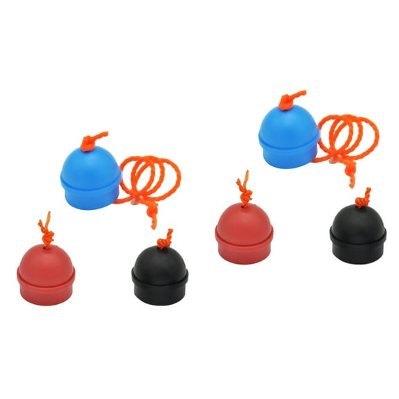 Billiards Accessories Chalk Holders Archery Finger Tab 6 Pcs Chocolate Powder Red Pool