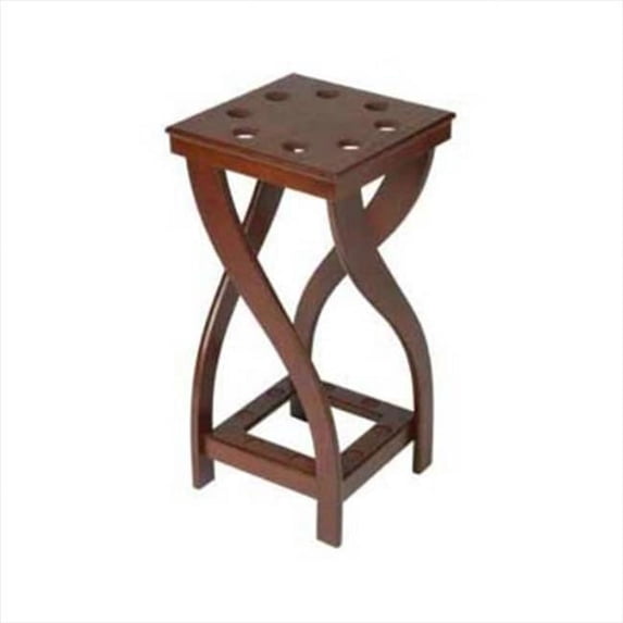 Billiards Accessories FRTWIST CHOCOLATE Twist 8 Cue Floor Rack Chocolate