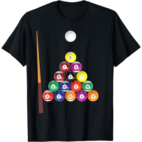 Billiards Bar League 8-Ball Pool Team Men Women T-Shirt