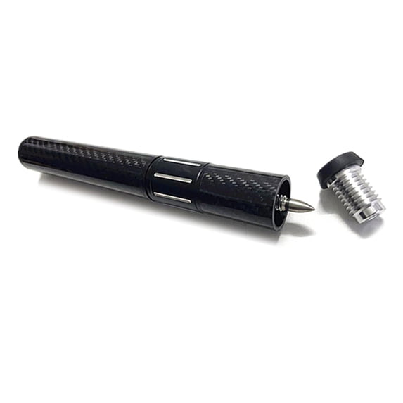 Billiards Cue Butt End Extender Carbon Fibers Pool Cue Extender Lengthener Billiard Light Weight Cue Extension