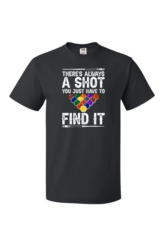 Billiards Game Pool Player T-Shirt Ball Apparel Clothing Mens Unisex S-5XL Hot Trending Shirt, Vintage Birthday Gift