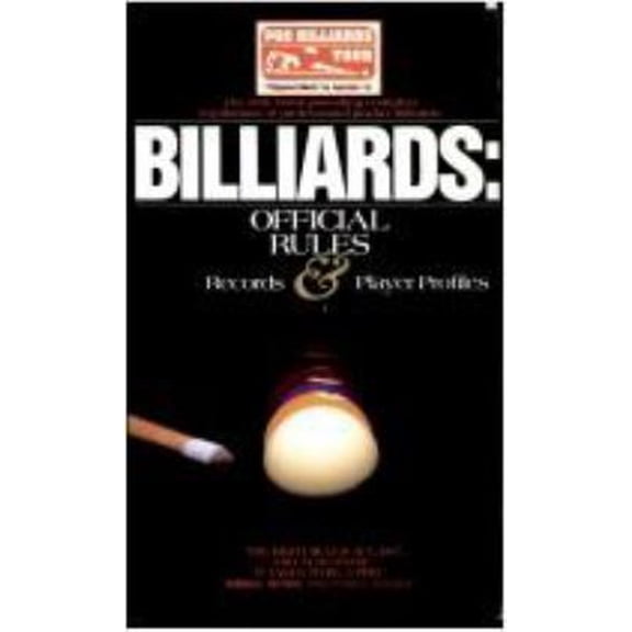Pre-Owned Billiards: Official Rules & Records Book (Paperback) 1561712108 9781561712106