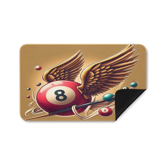Billiards Patterned Floor Mat Is Durable And Easy To Clean Adding A Warm Atmosphere And Perfectly Decorating Your Home