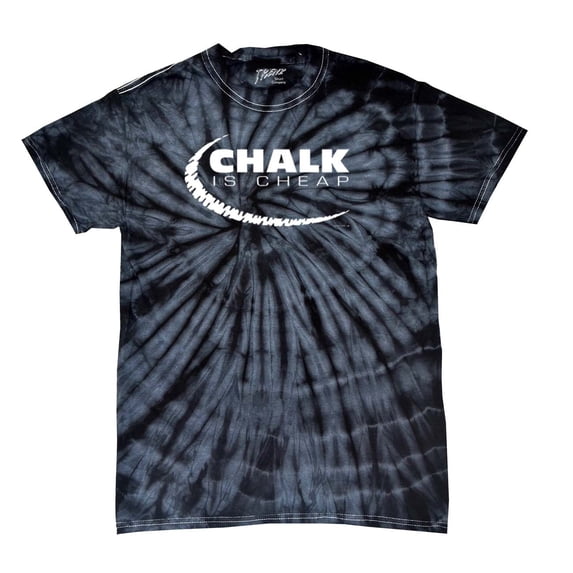 Billiards Pool Player Chalk Is Cheap Funny Eight Nine Ball Play League Team Humorous Sarcastic Tee-blacktiedye-Large