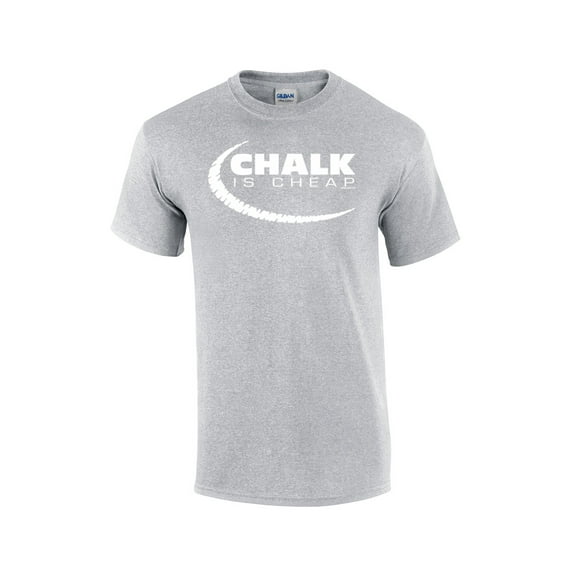 Billiards Pool Player Chalk Is Cheap Funny Eight Nine Ball Play League Team Humorous Sarcastic Tee-sportsgray-4xl