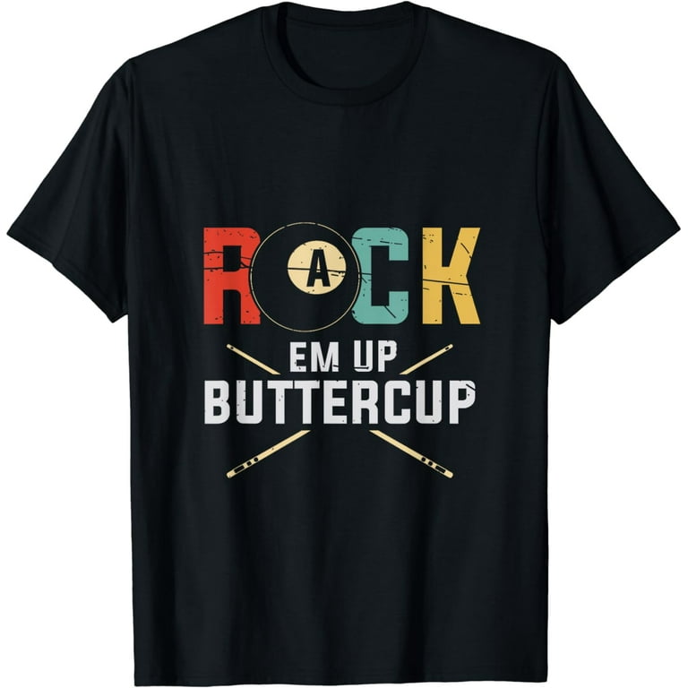 Funny Pool Billards Shirt - Rack Em Up Buttercup Funny Pool Billards Shirt - Rack Em Up Buttercup