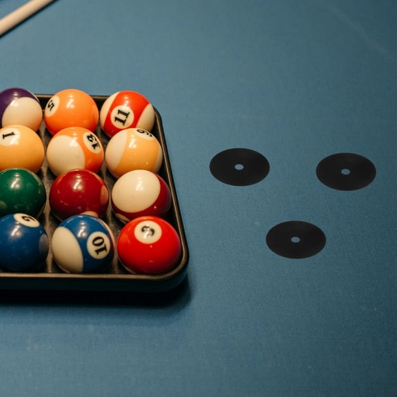 Self Adhesive Billiards Positioning Stickers for Pool Table, Snooker Dots Decoration, 2 Sheets of Spots