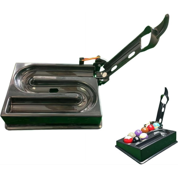 Billiards Training Rack, Manual Pool Ball Fixed-Point Dispenser, Improves Accuracy & Cue Control, Snooker Training Accessory for Pool Table(15ball)