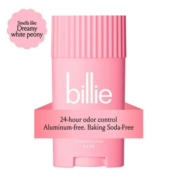 Billie All Day Women's Deodorant Stick, Cotton Cloud Scent, Aluminum Free, 2.6 oz