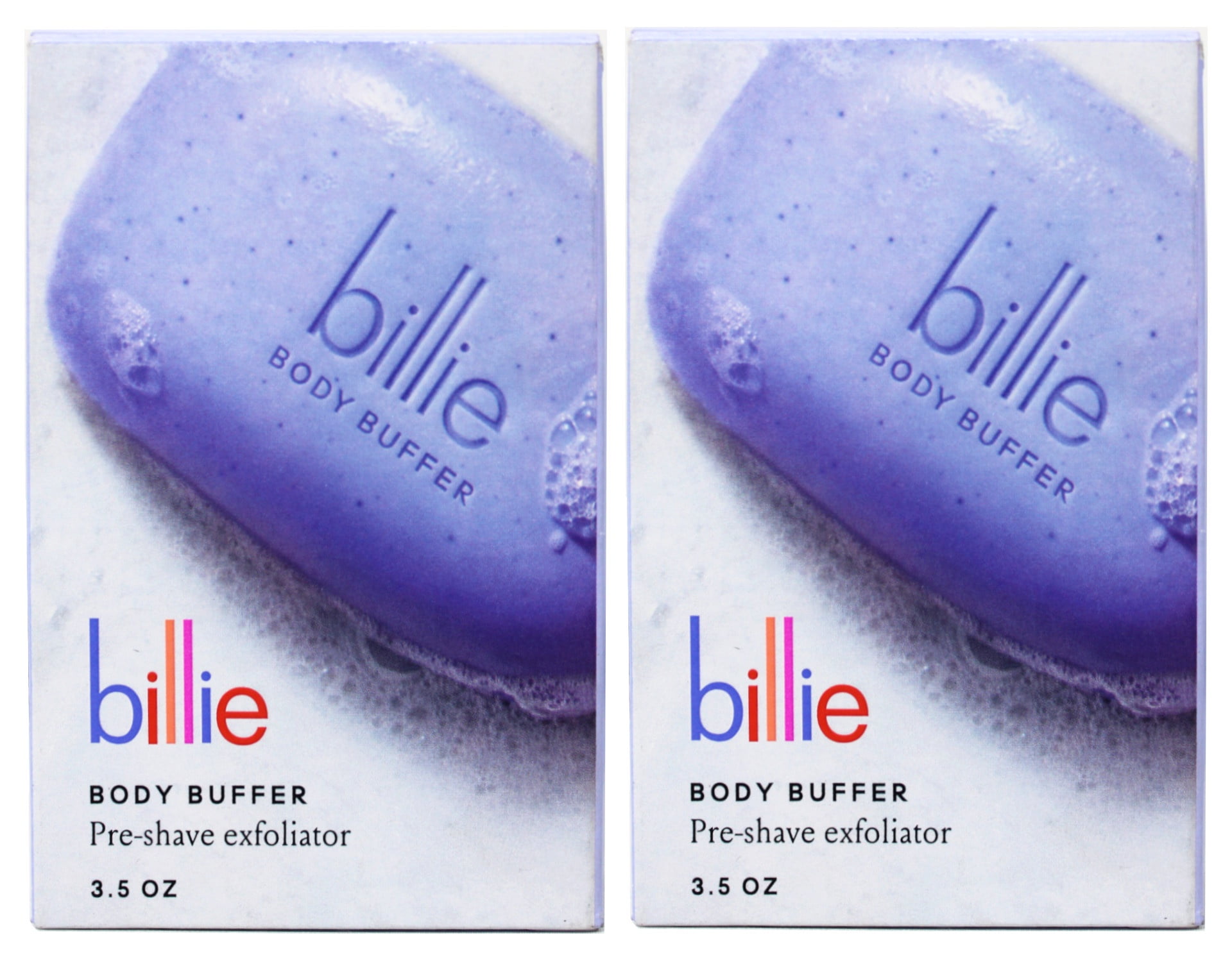 Billie Body Buffer - Pre-shave Exfoliating Bar - 3.5 oz - 2 Pack ...
