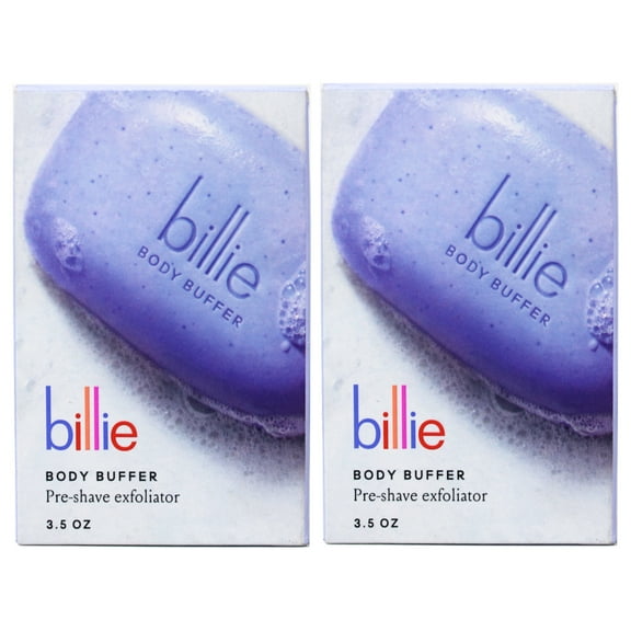 Billie Body Buffer - Pre-shave Exfoliating Bar - 3.5 oz - 2 Pack