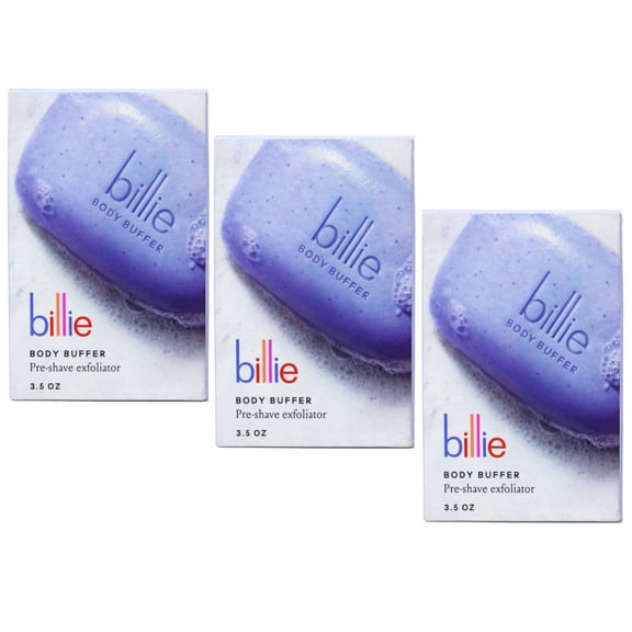Billie Body Buffer - Pre-shave Exfoliating Bar - 3.5 oz - 3 Pack