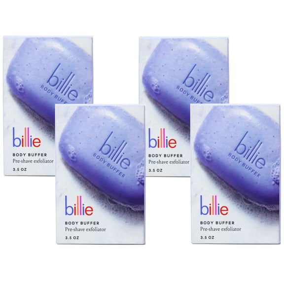 Billie Body Buffer - Pre-shave Exfoliating Bar - 3.5 oz - 4 Pack