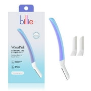 Billie - Dermaplane Starter Kit - Reusable Handle + 3 Refill Blades - Remove Facial Hair + Perfectly Shape Brows - Dermatologist-Approved - WaterPark