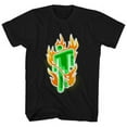 thumbnail image 1 of Billie Eilish Airbrush Flames Short Sleeve T Shirt, 1 of 2