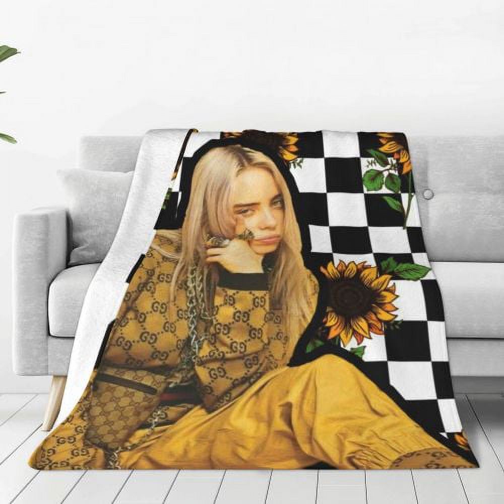 Billie Eilish Blanket Billie Eilish Posters Flannel Throw Blanket Air
