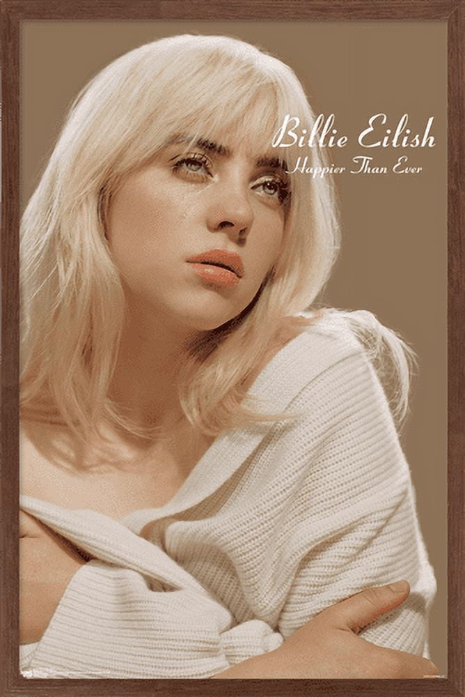 Trends International Billie Eilish Multicolor Satin Decor Framed