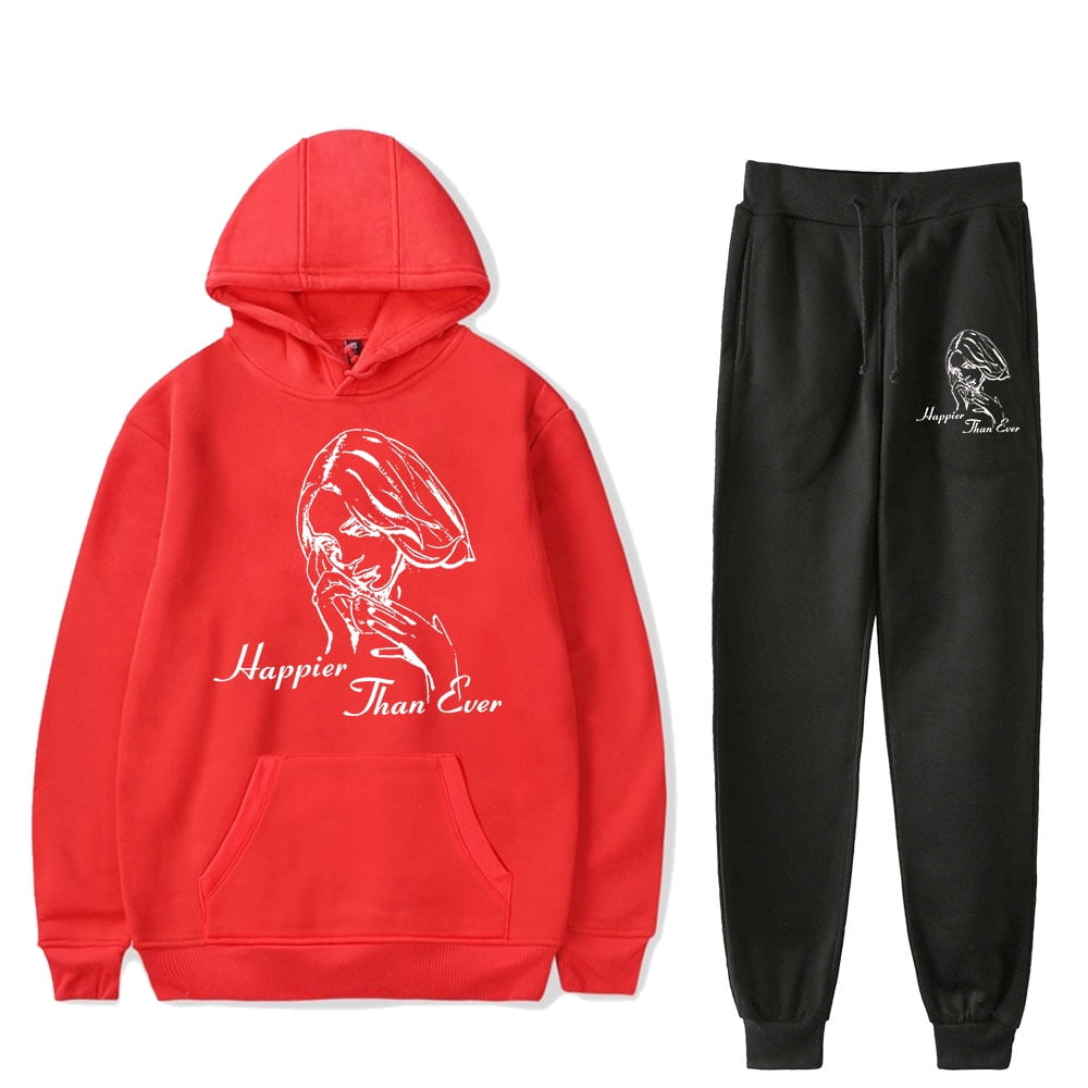 Billie Eilish Happier Than Ever Hoodies Suit Man/Woman Hip Hop Hoodies ...