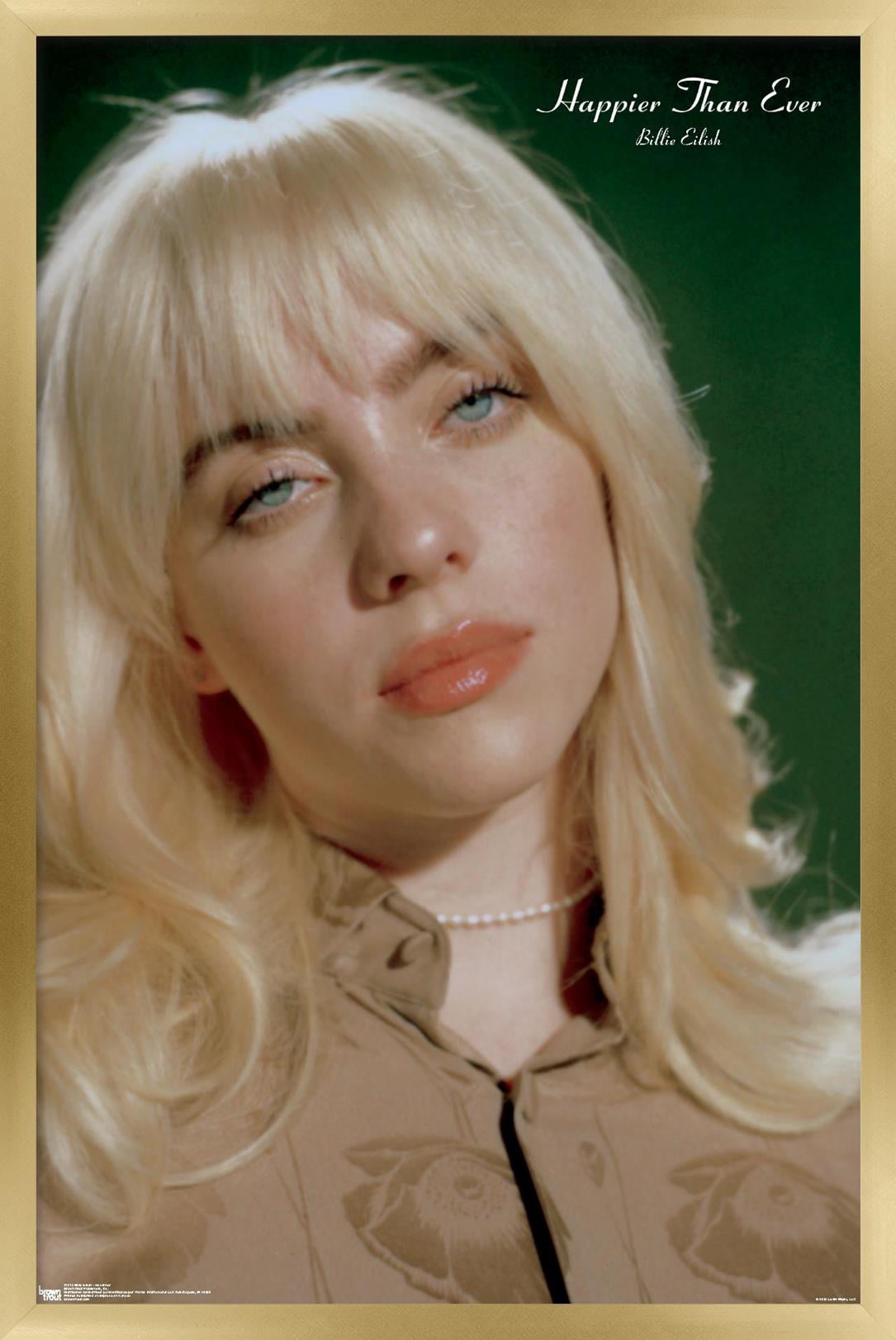 Billie Eilish - Headshot Wall Poster, 22.375" x 34" Framed