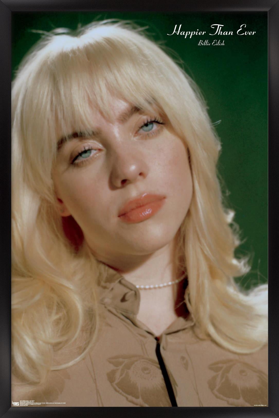 Billie Eilish - Headshot Wall Poster, 22.375" x 34" Framed