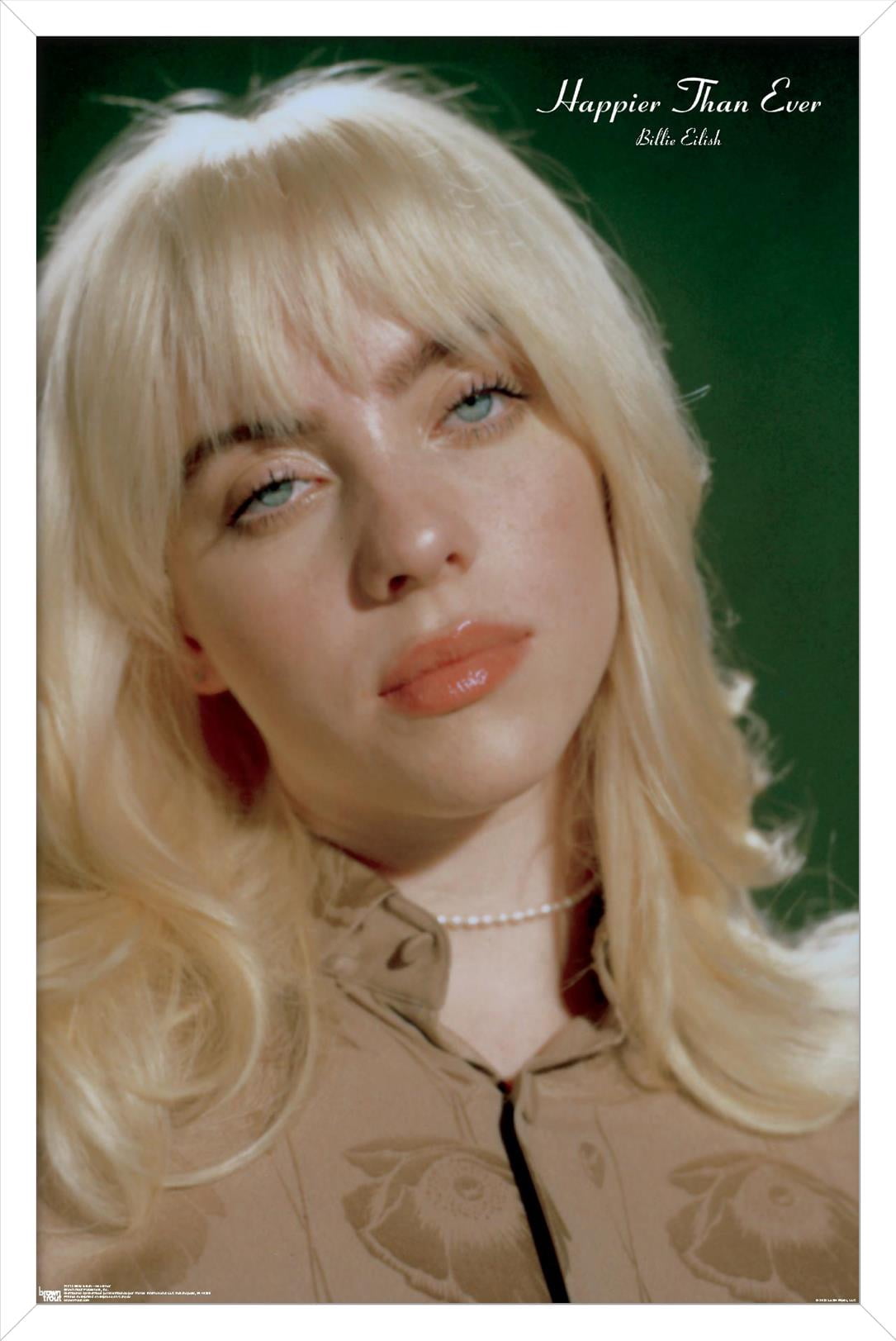 Billie Eilish - Headshot Wall Poster, 22.375" x 34" Framed