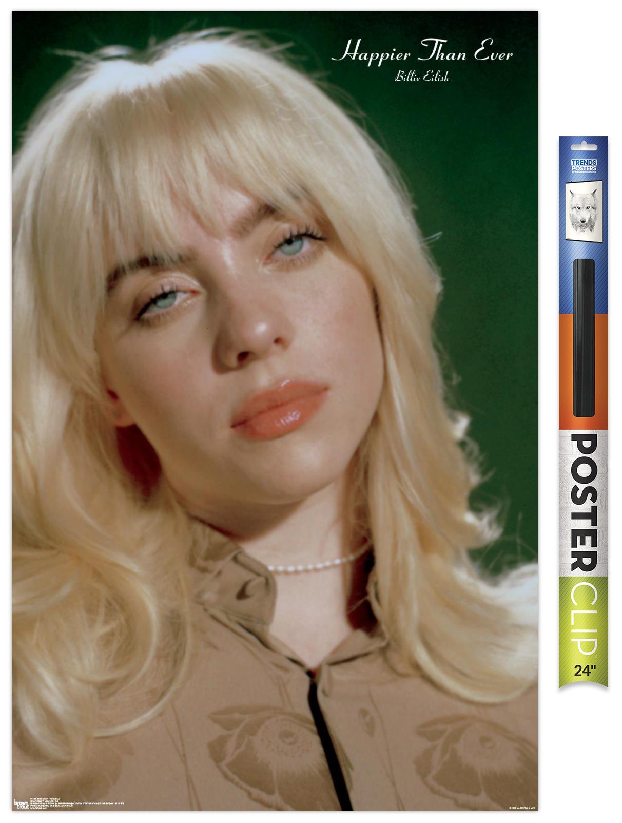 Billie Eilish - Headshot Wall Poster, 22.375" x 34"