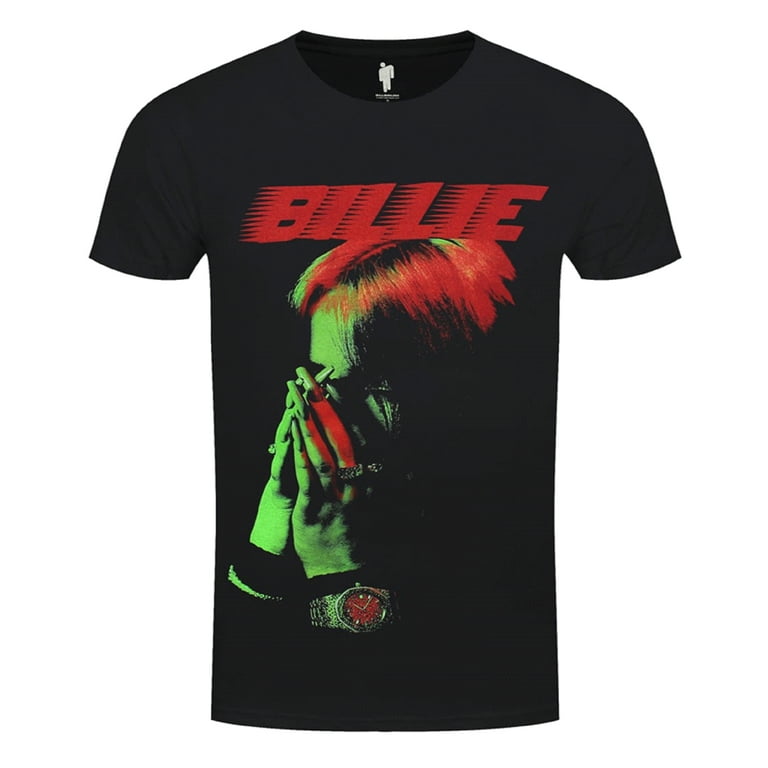 Billie Eilish Men's Concert Black T-Shirt (2XL)