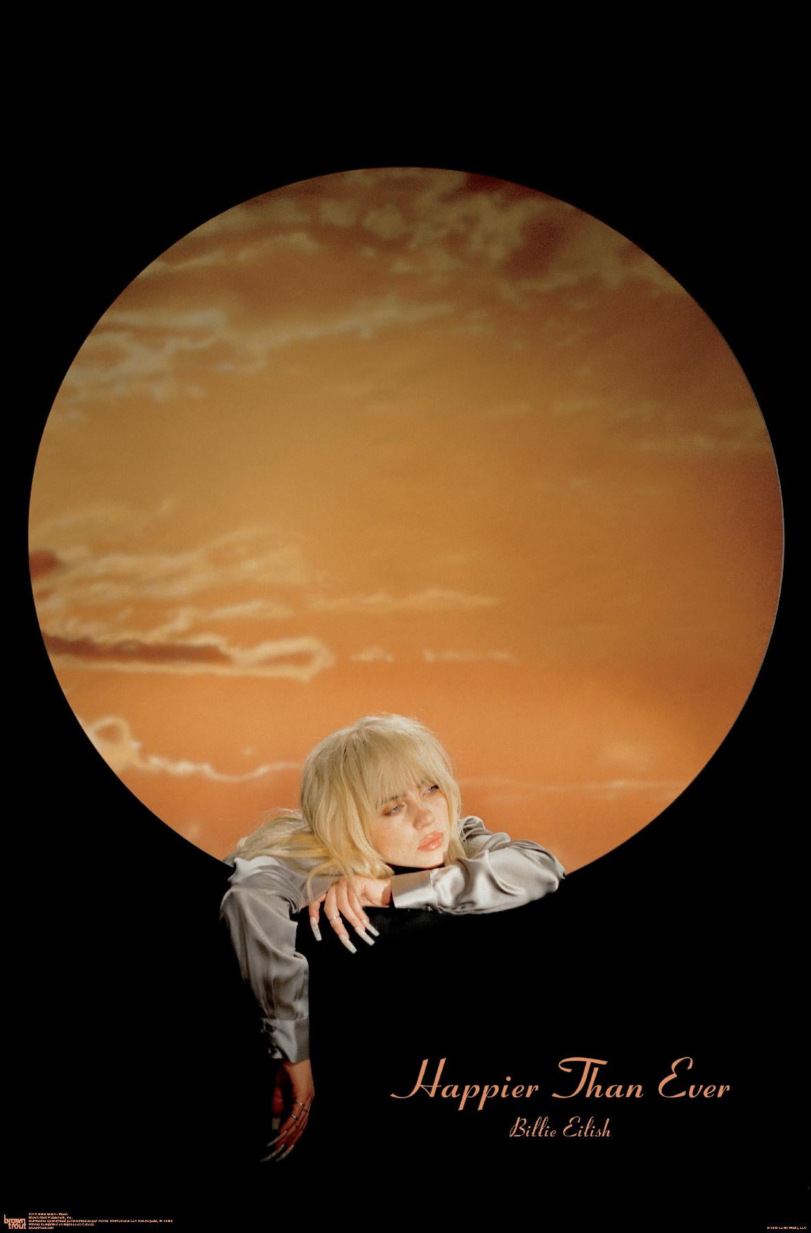 Billie Eilish - Moon Wall Poster, 22.375" x 34"