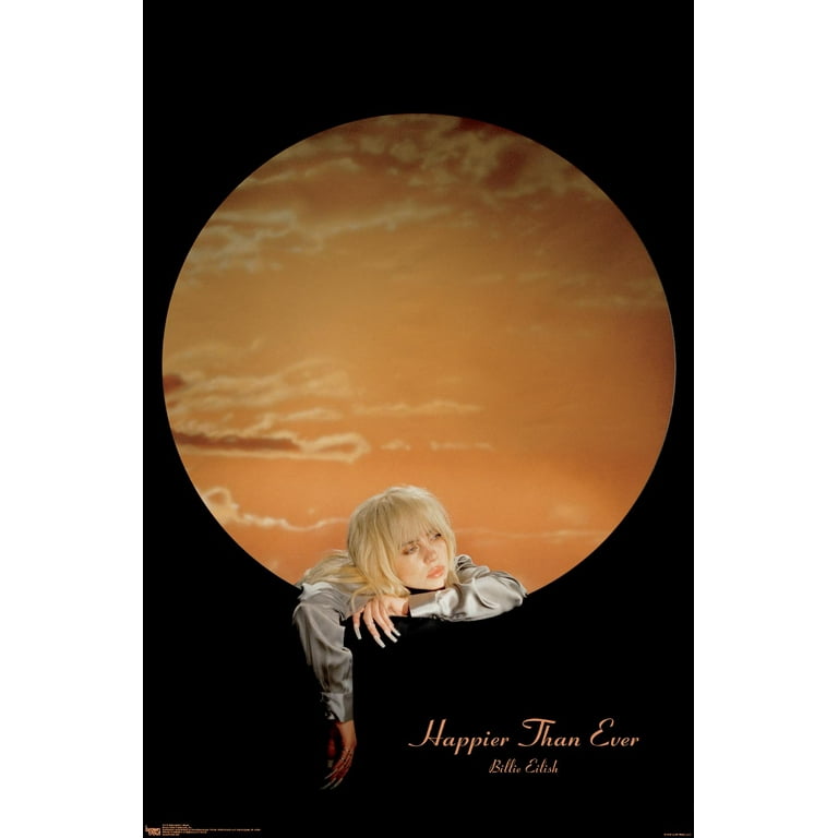 Billie Eilish - Moon Wall Poster, 22.375
